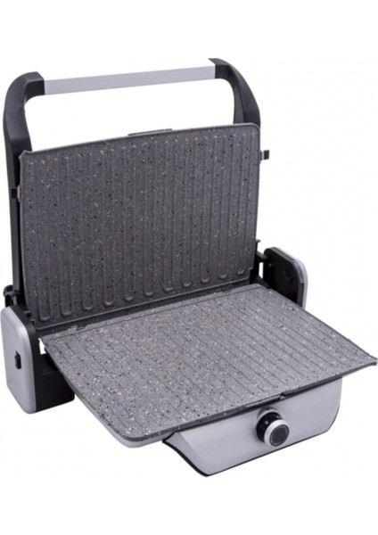 Parlak Gümüş Izgara ve Tost Makinesi, Pratik Kullanım ve Şık Tasarım fiyatları