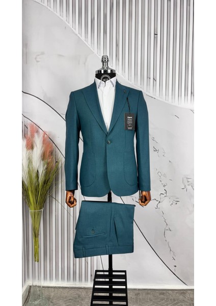 Slim Fit Torba Cep Takım Elbise