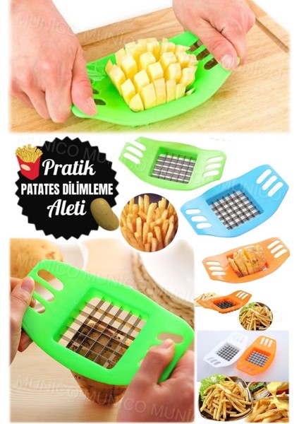 Hızlı ve Pratik Patates Dilimleme Aleti, Mutfakta Kolay Kullanım Sağlar modelleri