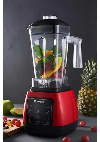 1600W Güçlü Kırmızı Mutfak Blender, 2 Litrelik Kapasite, Kolay Kullanım ve Şık Tasarım modelleri