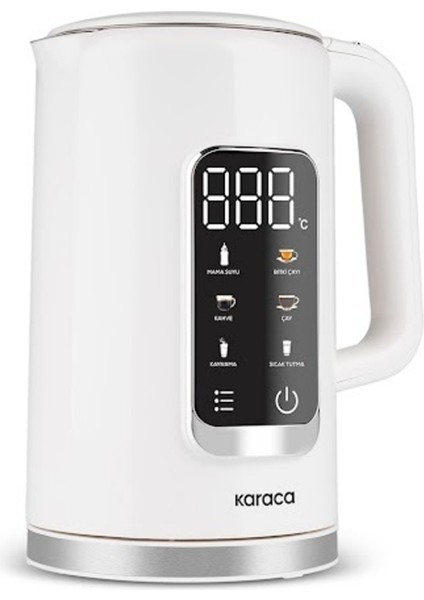 Beyaz 2209 Çift Cidarlı Elektrikli Su Isıtıcı, Soft Cream Renkli, Çok Renkli Seçeneklerle modelleri