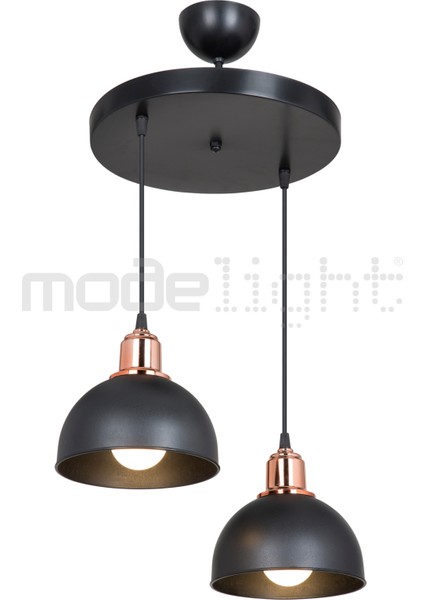 Şık 2'li Avize, Siyah Renk, Salon, Oturma Odası, Çocuk Odası, Yemek, Yatak Odası, Antre, Mutfak Için fiyatları