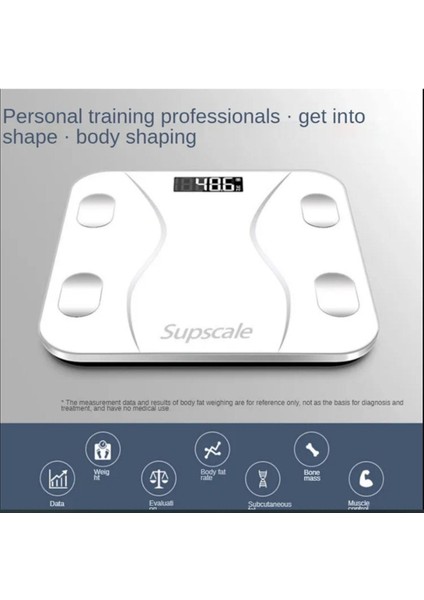 Dijital Baskül, Yağ, Su, Kas, Kilo, Vücut Kitle Endeksi, Termometreli, Sağlıklı Ölçüm indirimleri