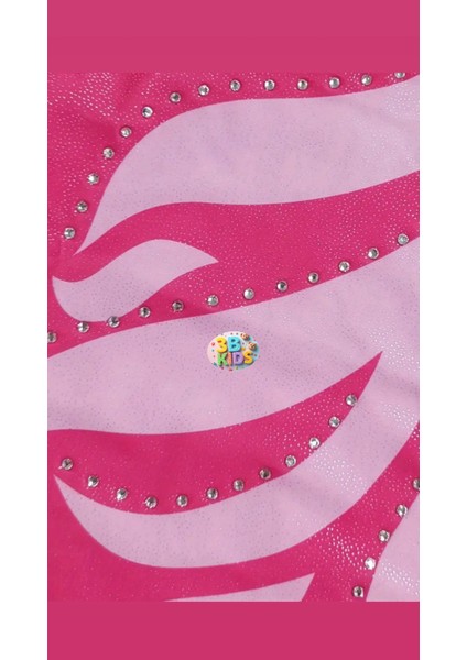 Pembe Taşlı Jimnastik - Bale - Cimnastik Kıyafeti Mayo - 3 Lü Set fiyatları
