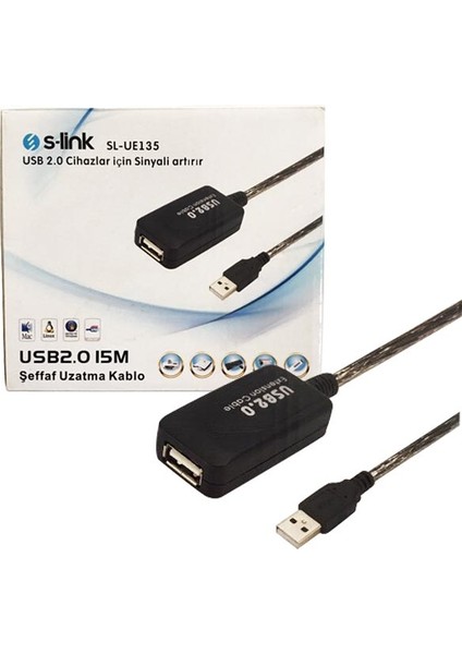 USB 2.0 15 Metre Uzatma Kablosu PM-11426