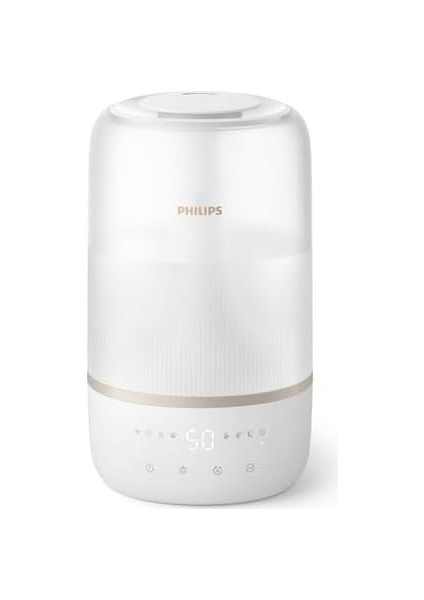 1000 Serisi Hava Nemlendirici - Kuru Hava Belirtilerini Giderir, 41 M2'ye Kadar Odalar Için Etkili, 32 Saat Çalışma Süresi, Aromaterapi Özelliği, Skymist, Beyaz, HU1510/04