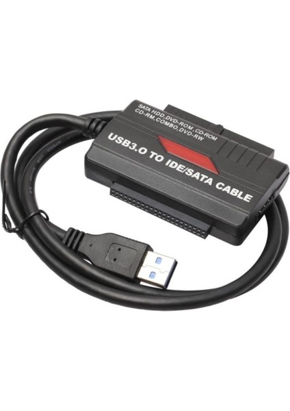 RXD-338U3 USB 3.0 Ide-Sata Dönüştürücü Çevirici Adaptör Seti (Adaptör + Güç Kaynağı + Bağlantı Kabloları)