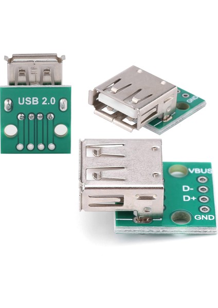 USB Type A Dişi Soket Pcb Modülü - 4 Pin