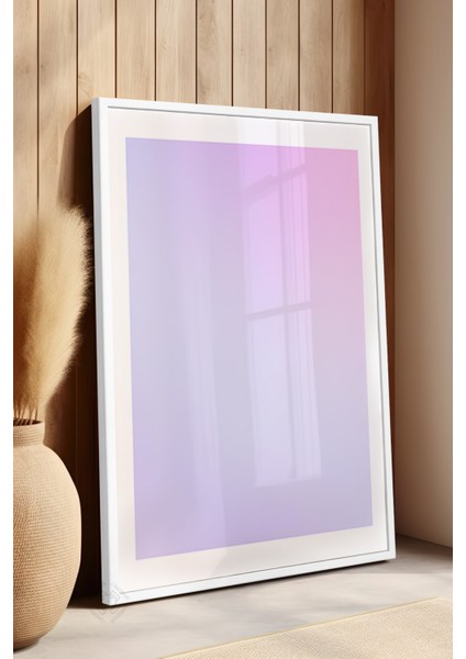 Aura Serisi Beyaz Çerçeveli Poster, Tablo No:24 fırsatları