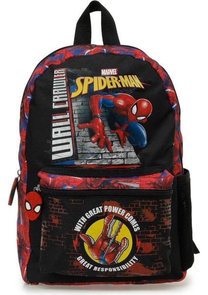 Spiderman Pf Bpck 4pr Siyah Erkek Çocuk Anaokulu Çantası