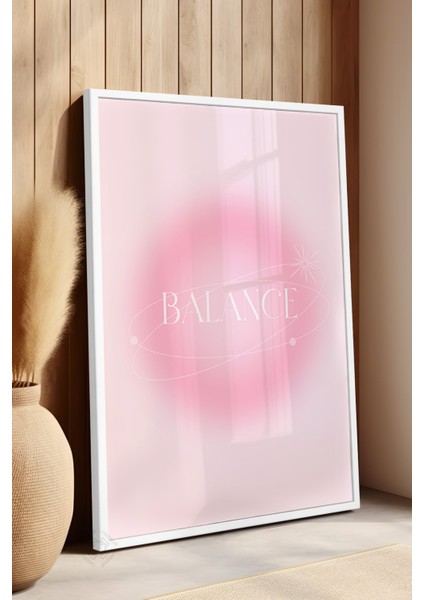 Aura Serisi Beyaz Çerçeveli Poster, Tablo NO:168 fırsatları
