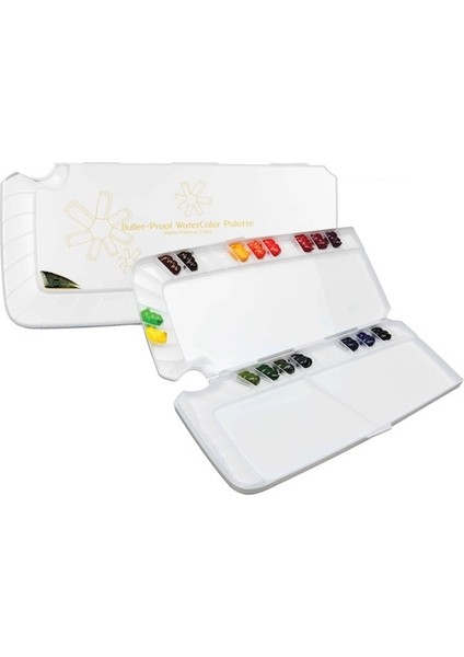 Kurşun Geçirmez Cam Palet 377X185X37 mm MWP-3038