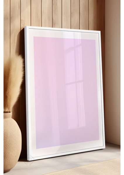 Aura Serisi Beyaz Çerçeveli Poster, Tablo No:18 fırsatları