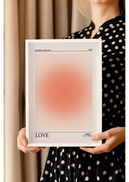 Aura Serisi Beyaz Çerçeveli Poster, Tablo No:45 modelleri