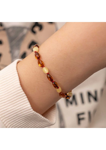 Bebek Damla Kehribar Bileklik modelleri