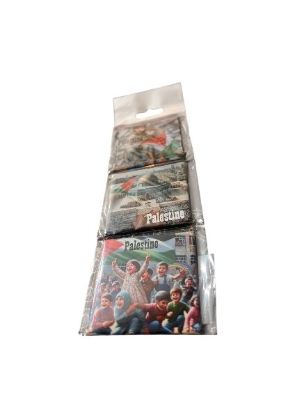 Filistin Kudüs Gazze Temalı 3 Farklı Magnet Seti modelleri