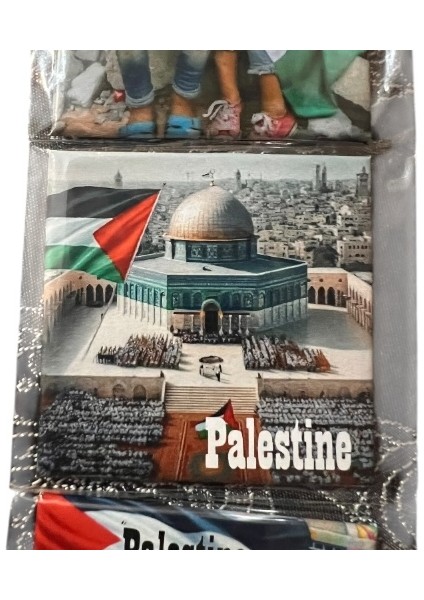 Filistin Kudüs Gazze Temalı 3 Farklı Magnet Seti