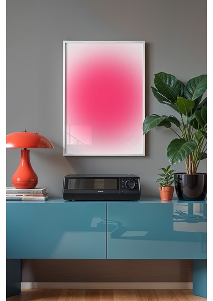 Aura Serisi Beyaz Çerçeveli Poster, Tablo No:83 fiyatları