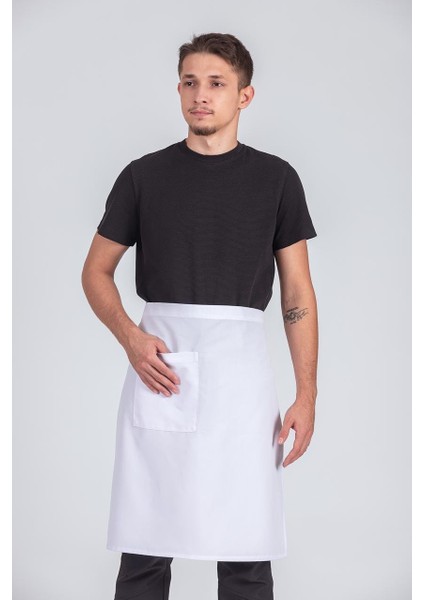 Erkek Belden Bağlamalı Barista Şef Mutfak Önlüğü