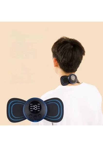 Yeni Nesil Darbeli Tens Masaj Aleti 8 Mod 19 Seviye Kelebek Masaj Aleti (1 Adet)