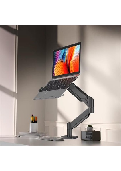 PM-252-J 13-32'' Amortisörlü Tek Kol Gaming Monitör Ofis Laptop Notebook Tutucu Masa Stand Askı Aparatı indirimleri