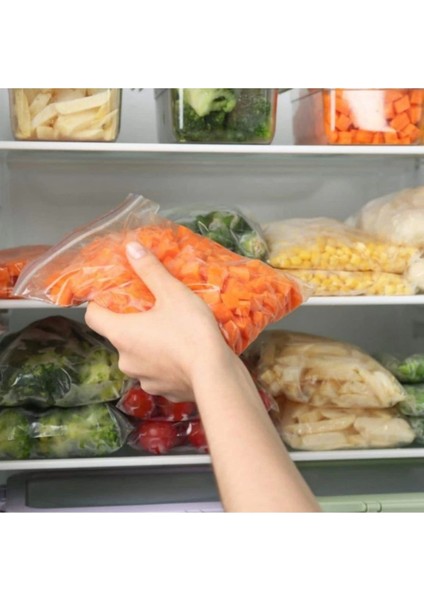 Kilitli Buzdolabı Poşeti Seti 19X25CM 10 Adet x 4 Paket fiyatları