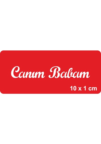 Canım Babam Yazısı Tattoo Geçici Dövme Şablonları Kına Kalıpları
