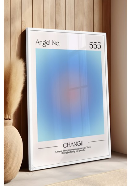 Aura Serisi Beyaz Çerçeveli Poster, Tablo No:9 fırsatları