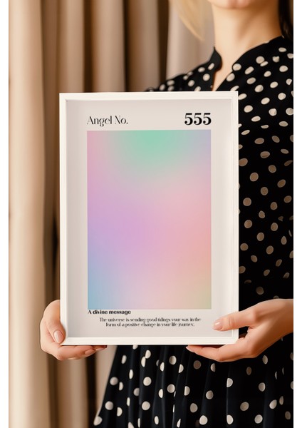 Aura Serisi Beyaz Çerçeveli Poster, Tablo No:71 modelleri