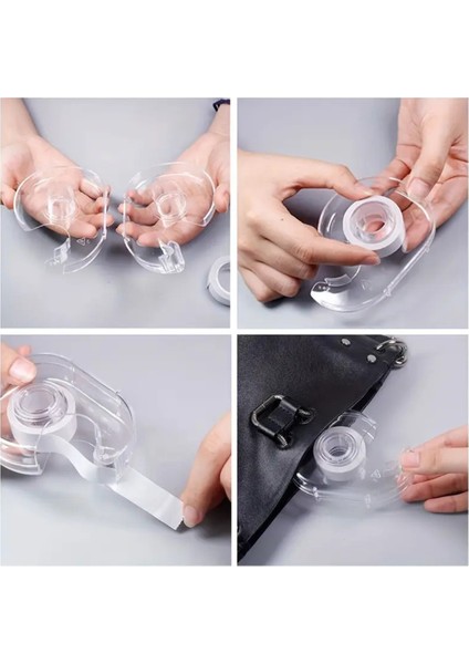 Kıyafet Sabitleme Yapıştırma, Dekolte Kapama Vücut Bandı - 2 Kartuş Toplam 6metre