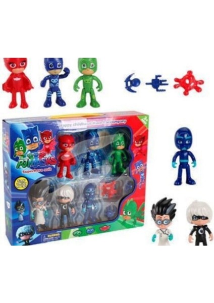 Pijamaskeliler 10LU Oyuncak Setiniz Pjmask