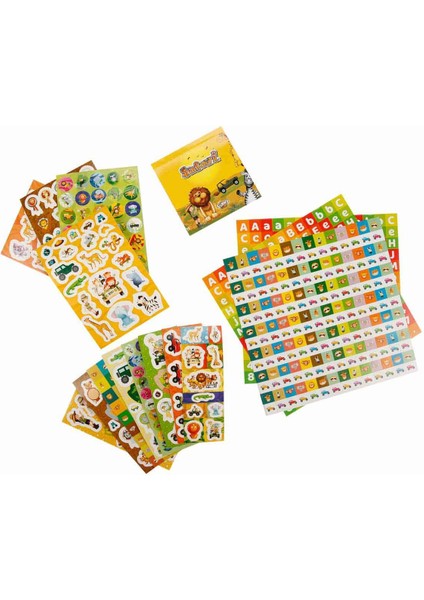 Aden Oyuncak Safari Sticker Seti 802 Parça ADN-3161 modelleri