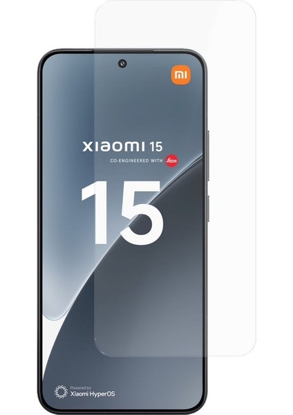 Xiaomi 15 Şeffaf Silikon Kılıf | Cam Ekran Koruyucu Seti (1 Cam 1 Kılıf) modelleri