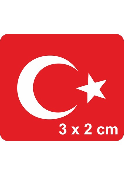 Ay Yıldızsupertrend3 Türk Bayrağı Tattoo Geçici Dövme Şablonları Kına Kalıpları