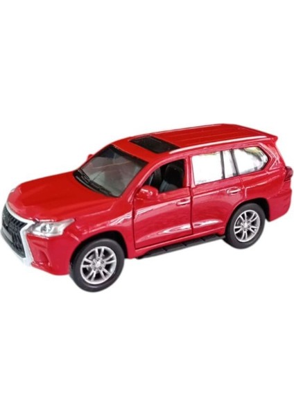 Asya Oyuncak Kt. Metal Işıklı Sesli Jeep FY6208-12D-KIRMIZI Araba