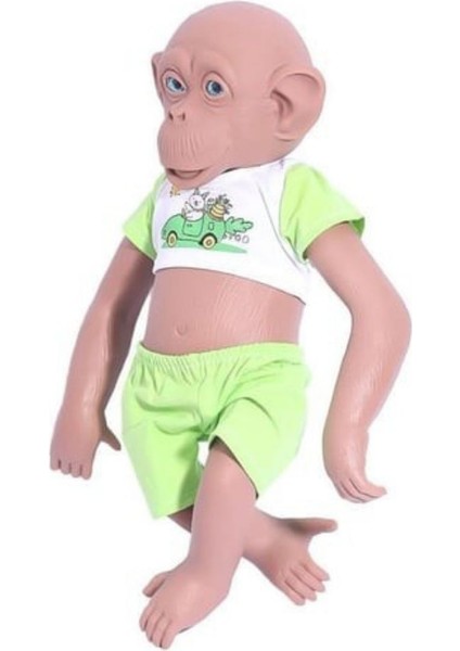 Asya Oyuncak Maymun 35 cm ELF23301-YEŞIL