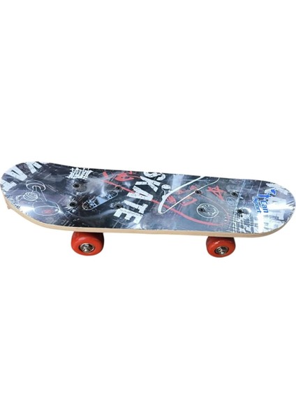 Can Sport 44 cm Desenli Küçük Kaykay BSK-1705-GRI