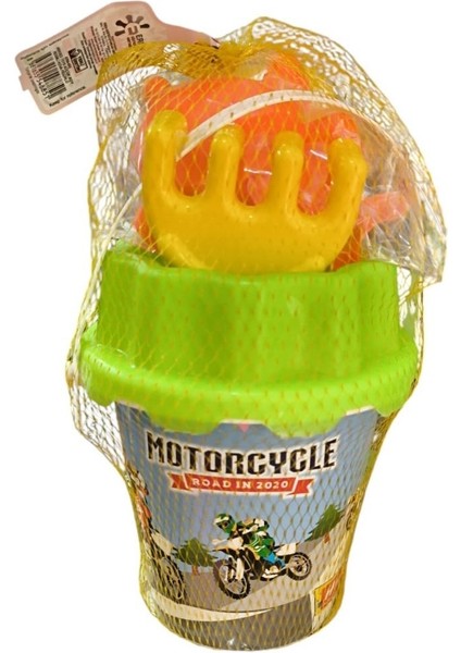 Heroes Toys Küçük Boy Resimli Kova Figürlü ERN-885-YEŞIL