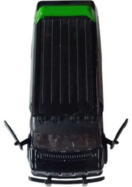 Toysan Çek Bırak Minibüs K174A19-SIYAH-YEŞIL Araba modelleri