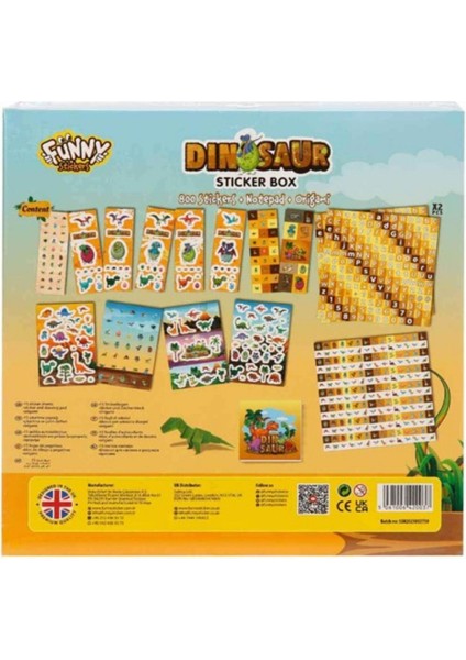 Aden Oyuncak Dinozor Sticker Seti 802 Parça ADN-3437 fiyatları