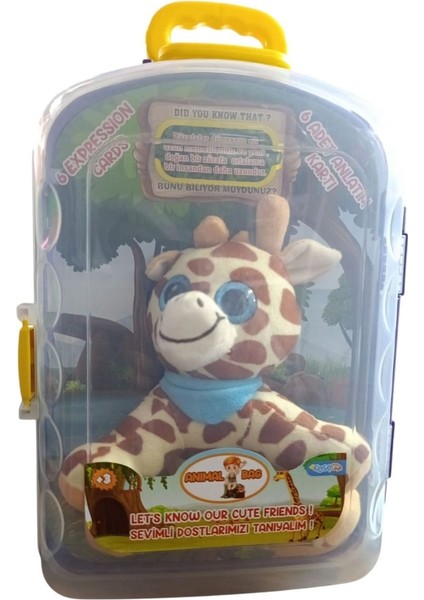 Asya Oyuncak Tekli Bavul Peluş Zürafa CESE-10040