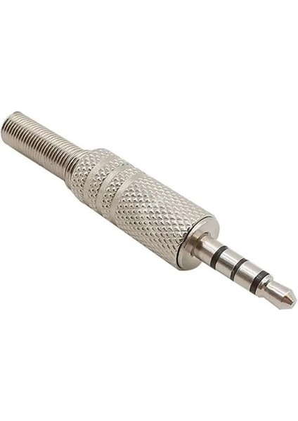 3.5 mm Stereo 3 Boğumlu Metal Jack Fiş Discman Jack (10'lu Paket) fırsatları