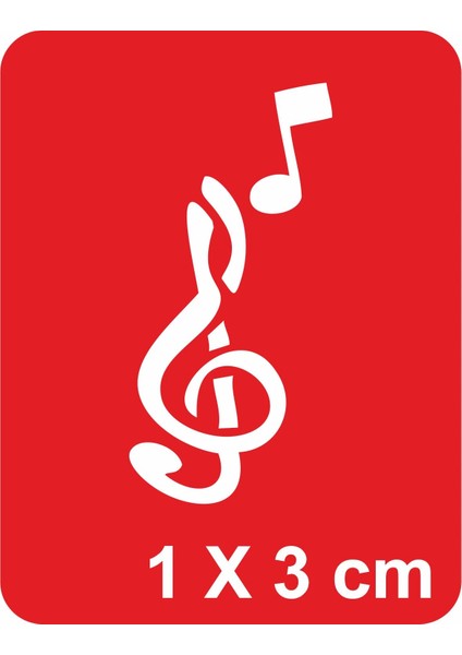 Minik Notanın Minik Anahtarı Tattoo Geçici Dövme Şablonları Kına Kalıpları