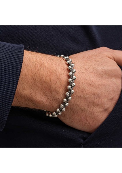 Gümüş Oksitli Toplu Erkek Bileklik fırsatları