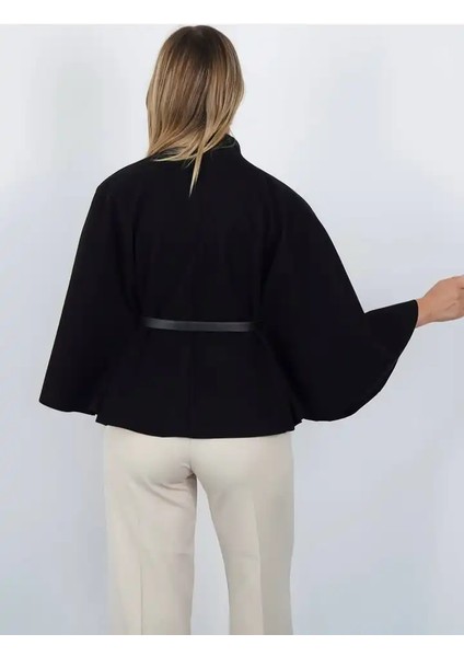 Pelerin Panço Kaban Ince Kaşe Kemer Hediyeli Gold Düğmeli modelleri