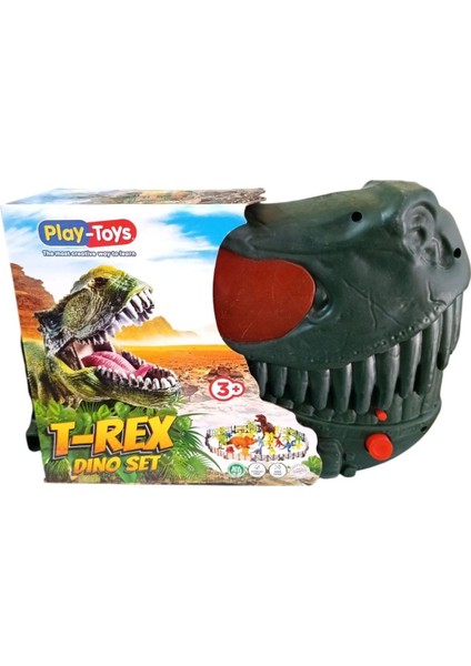 Play Toys T-Rex Dinozor Seti 1147-YEŞIL