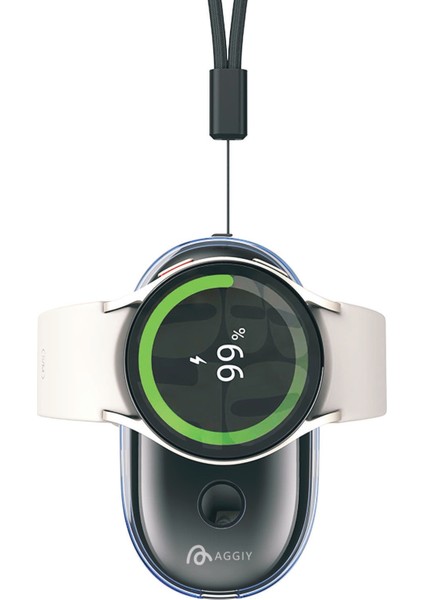 Mini Magjoy S 2.5W 1000 Mah Manyetik Powerbank Wireless Kablosuz Taşınır Şarj Samsung Watch Uyumlu