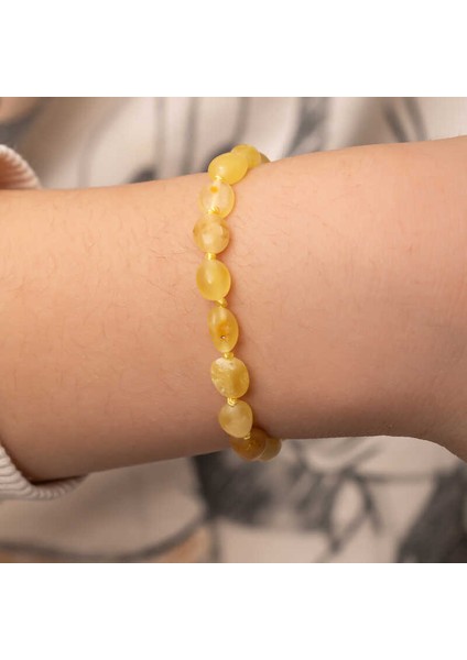 Bebek Damla Kehribar Bileklik modelleri