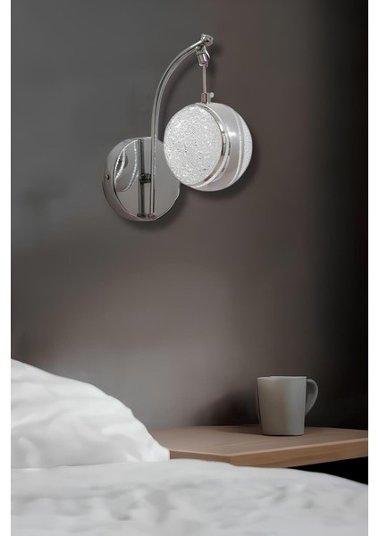 Rose2 Chrome 3 Renk Modern Sarkıt LED Aplik modelleri