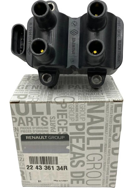 Ateşleme Bobini Dacia Logan Sandero 1.4 1.6 8V K7M K7J 224336134R Mais